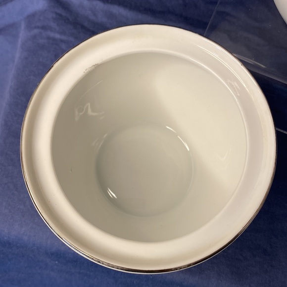 Vintage Cherry Blossom Fine 1067 ~ Cream & Sugar Bowl w/ Lid. ~ Japan - Picture 4 of 12